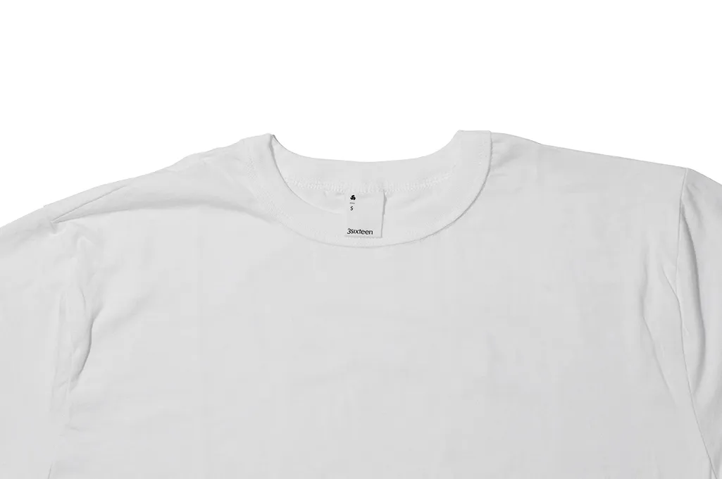 3sixteen T-Shirts w/ Pima Cotton 2-Pack - White Plain Pima