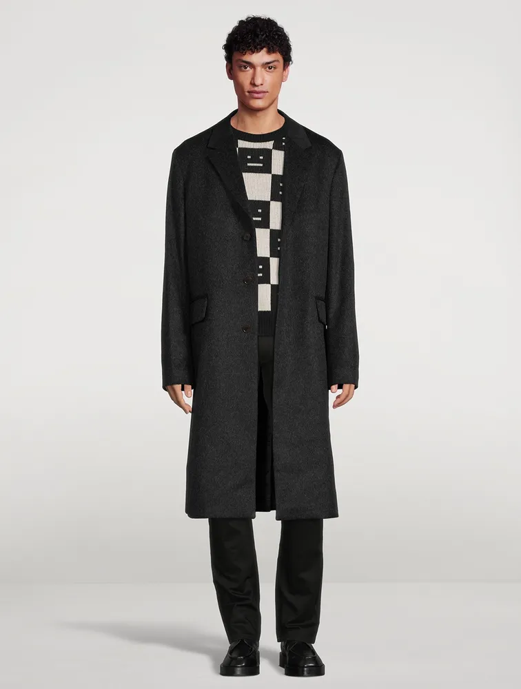 ACNE STUDIOS Wool Single-Breasted Wool Coat