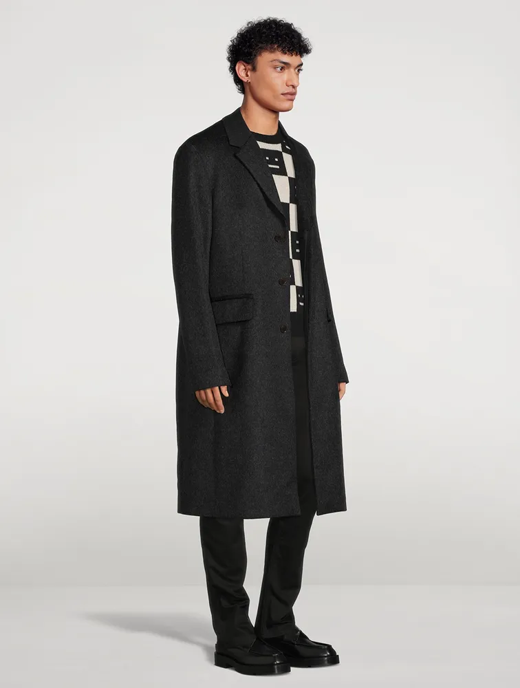 ACNE STUDIOS Wool Single-Breasted Wool Coat