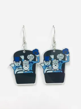 Acrylic Hitchhiking Ghosts Haunted Mansion Earrings