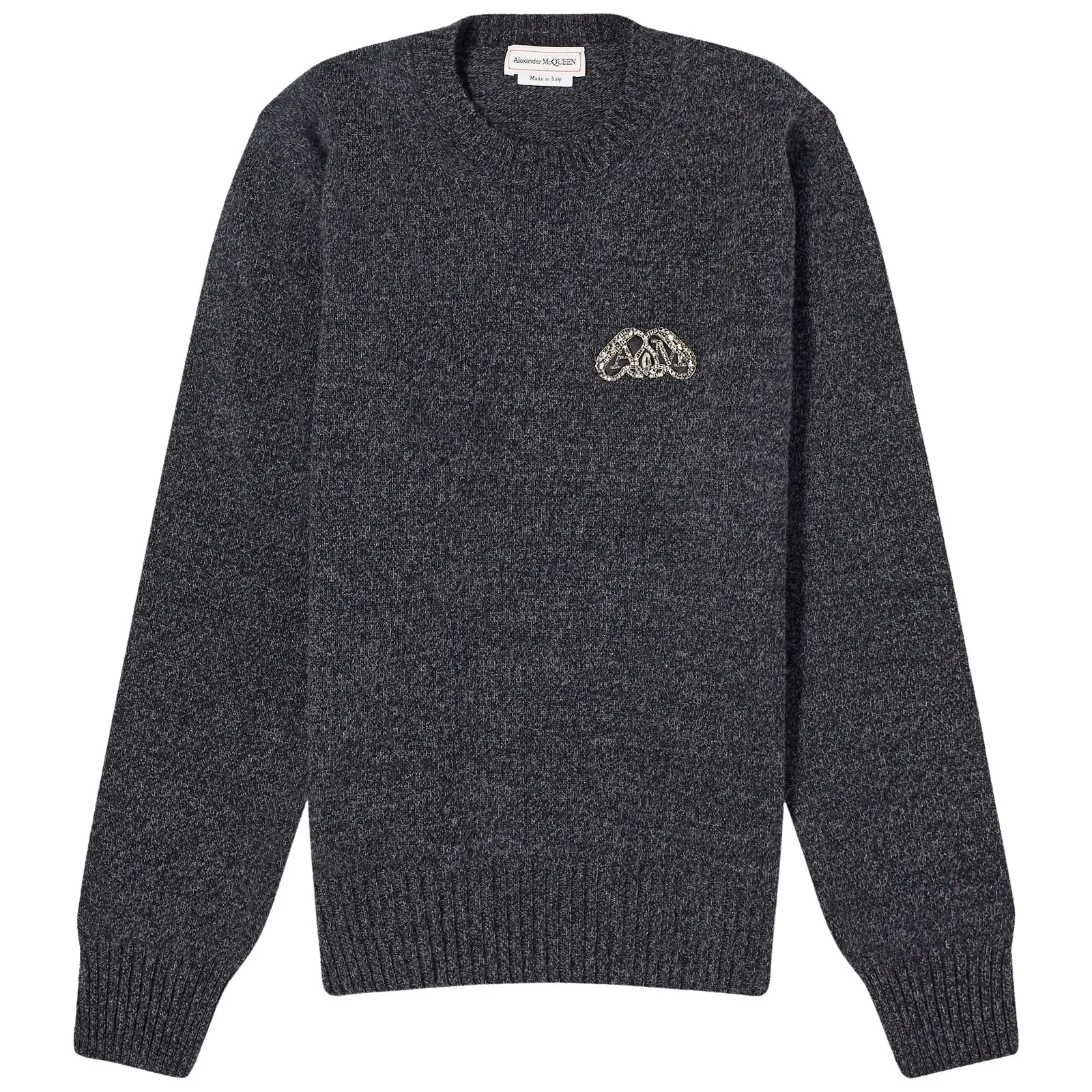 alexander mcqueen  |Crew Neck Unisex Wool Cashmere Blended Fabrics Street Style