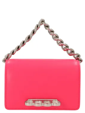 Alexander McQueen The Four Ring Chained Mini Shoulder Bag