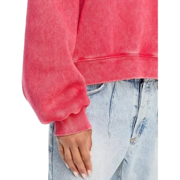 Alexander Wang  |Rib Long Sleeves Plain Cotton Oversized Logo