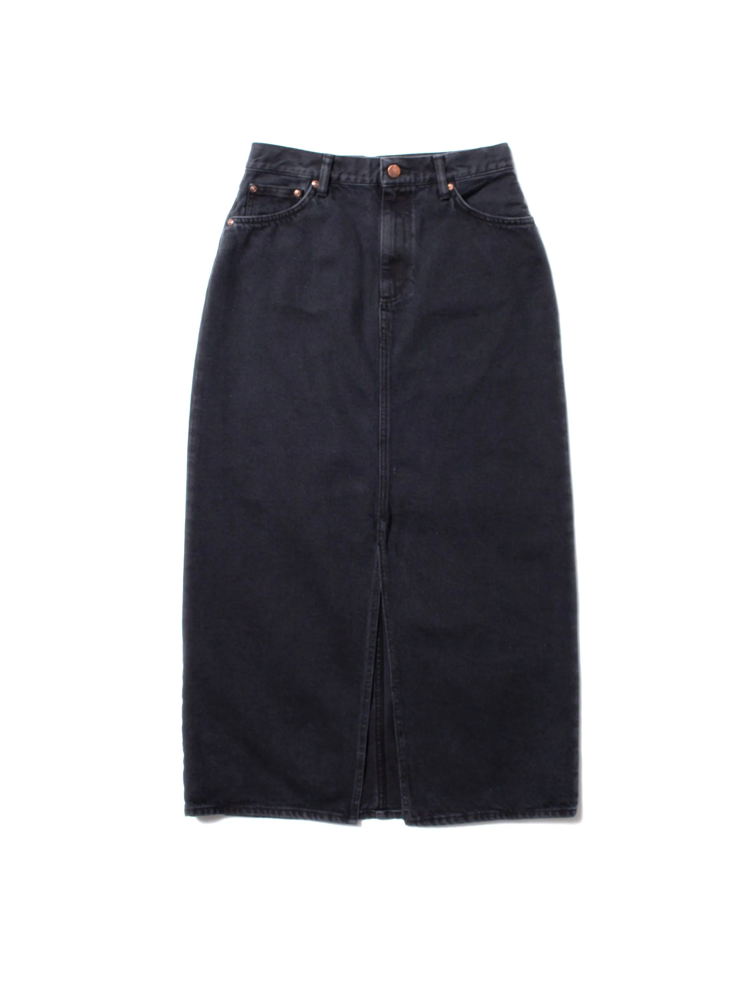 Anna Denim Skirt Black