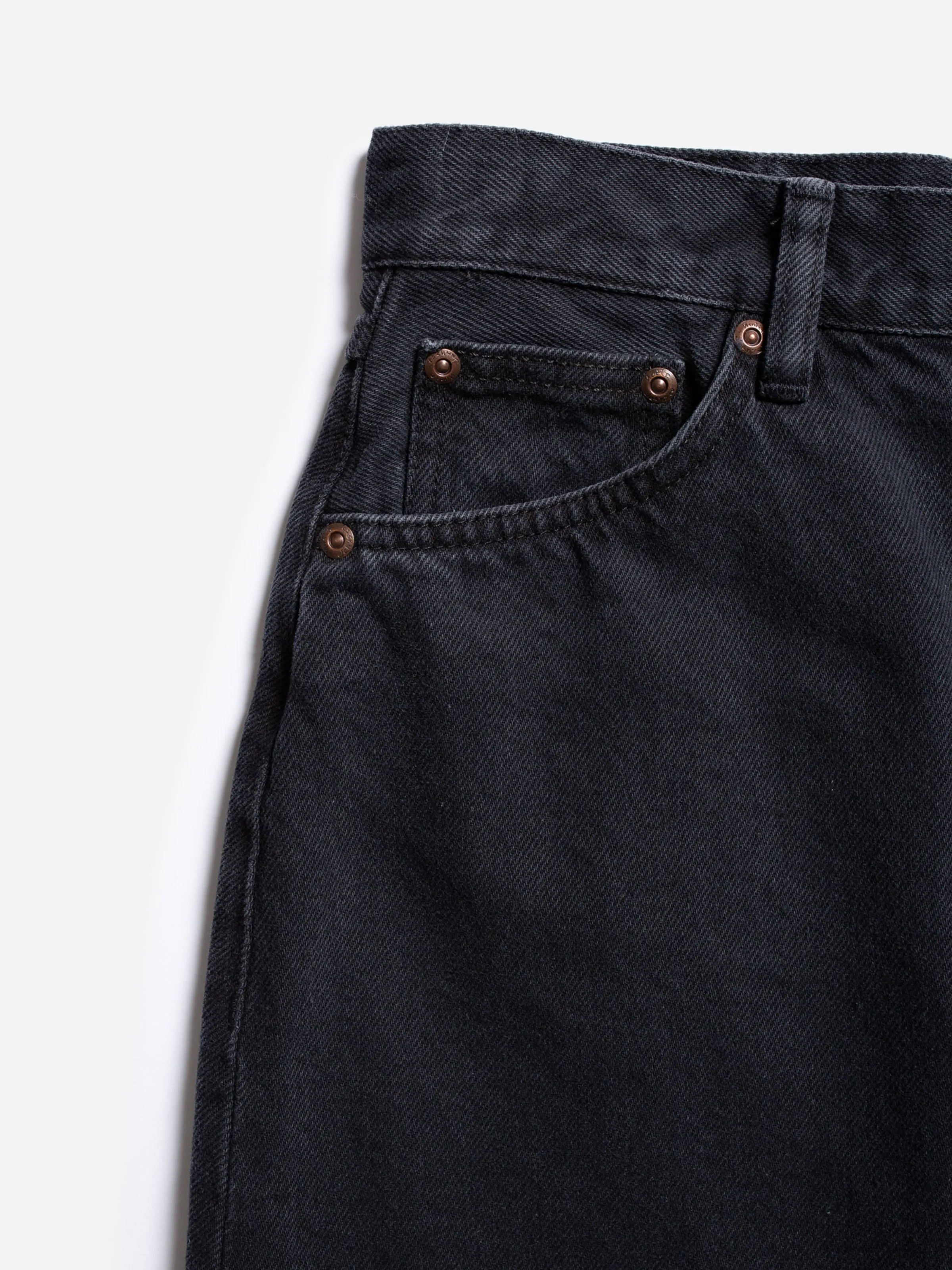 Anna Denim Skirt Black