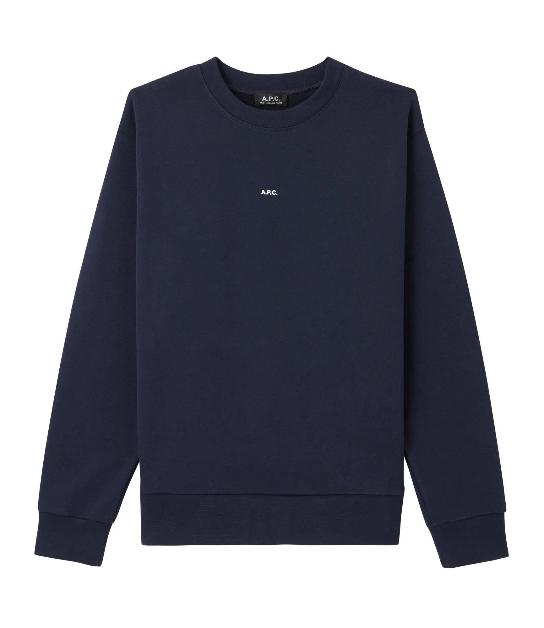 A.P.C.  |Unisex Long Sleeves Plain Logo Designers Sweatshirts