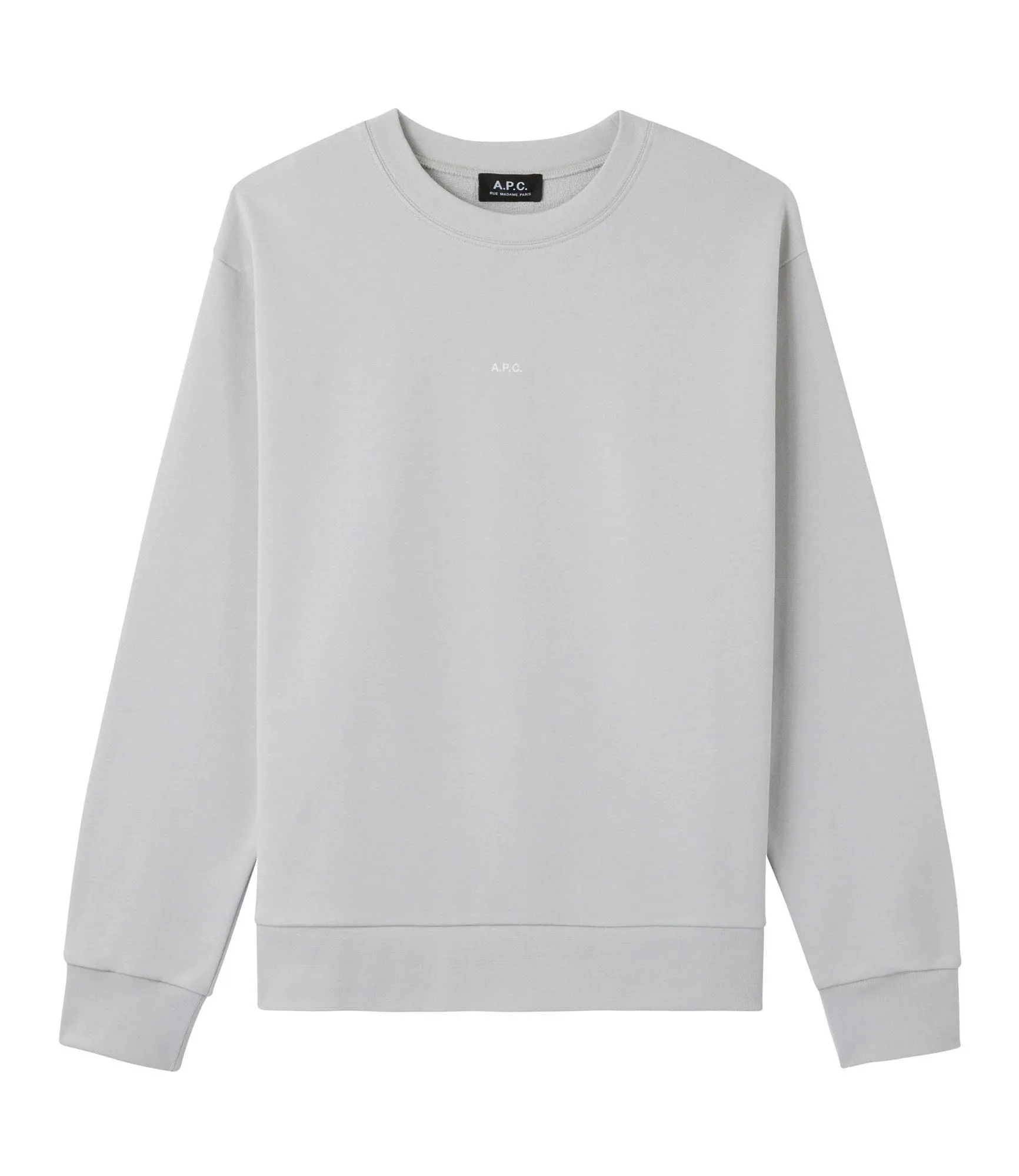 A.P.C.  |Unisex Long Sleeves Plain Logo Designers Sweatshirts