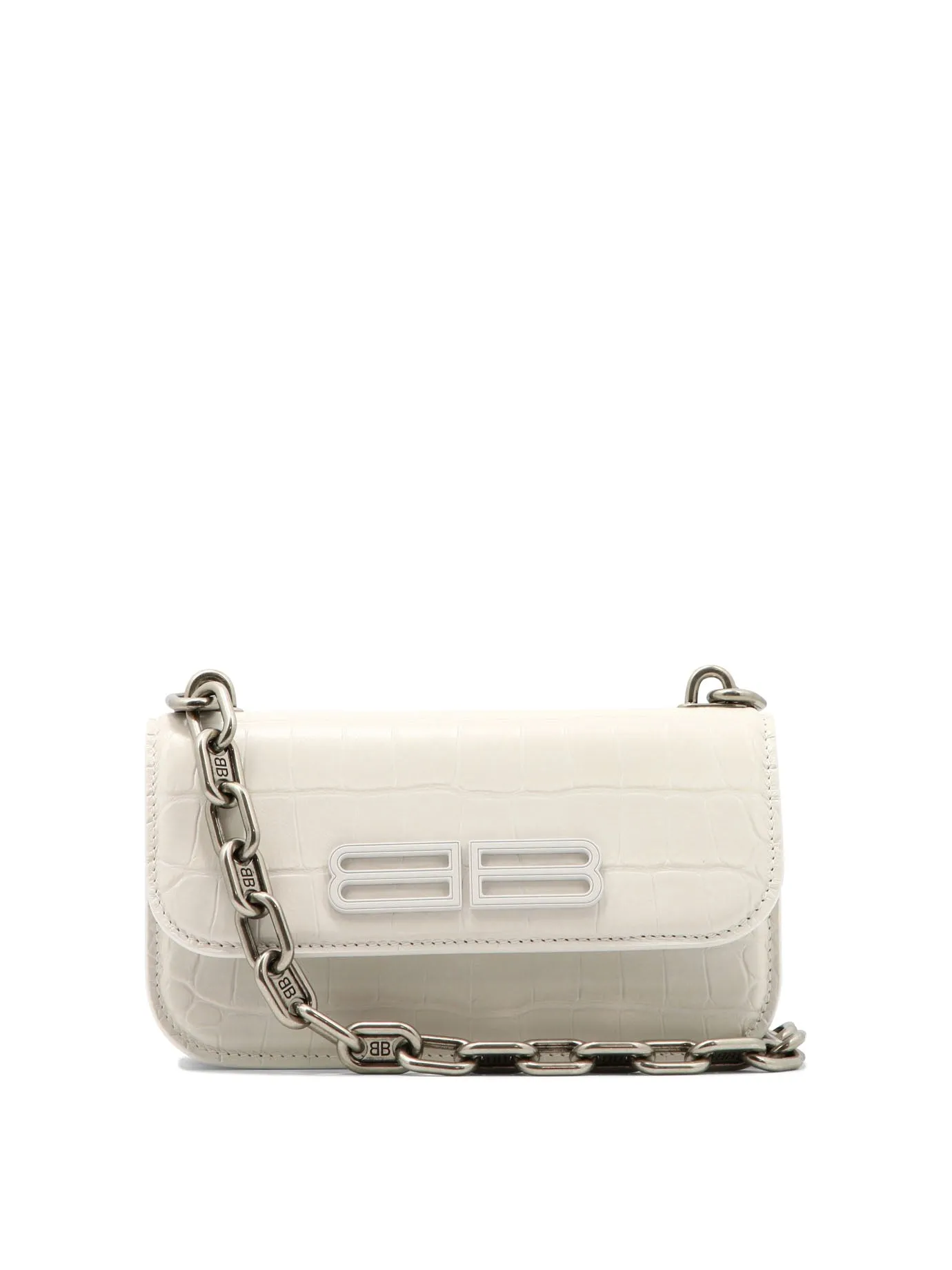 Balenciaga Gossip Embossed Chain Linked Crossbody Bag