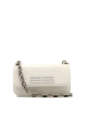 Balenciaga Gossip Embossed Chain Linked Crossbody Bag