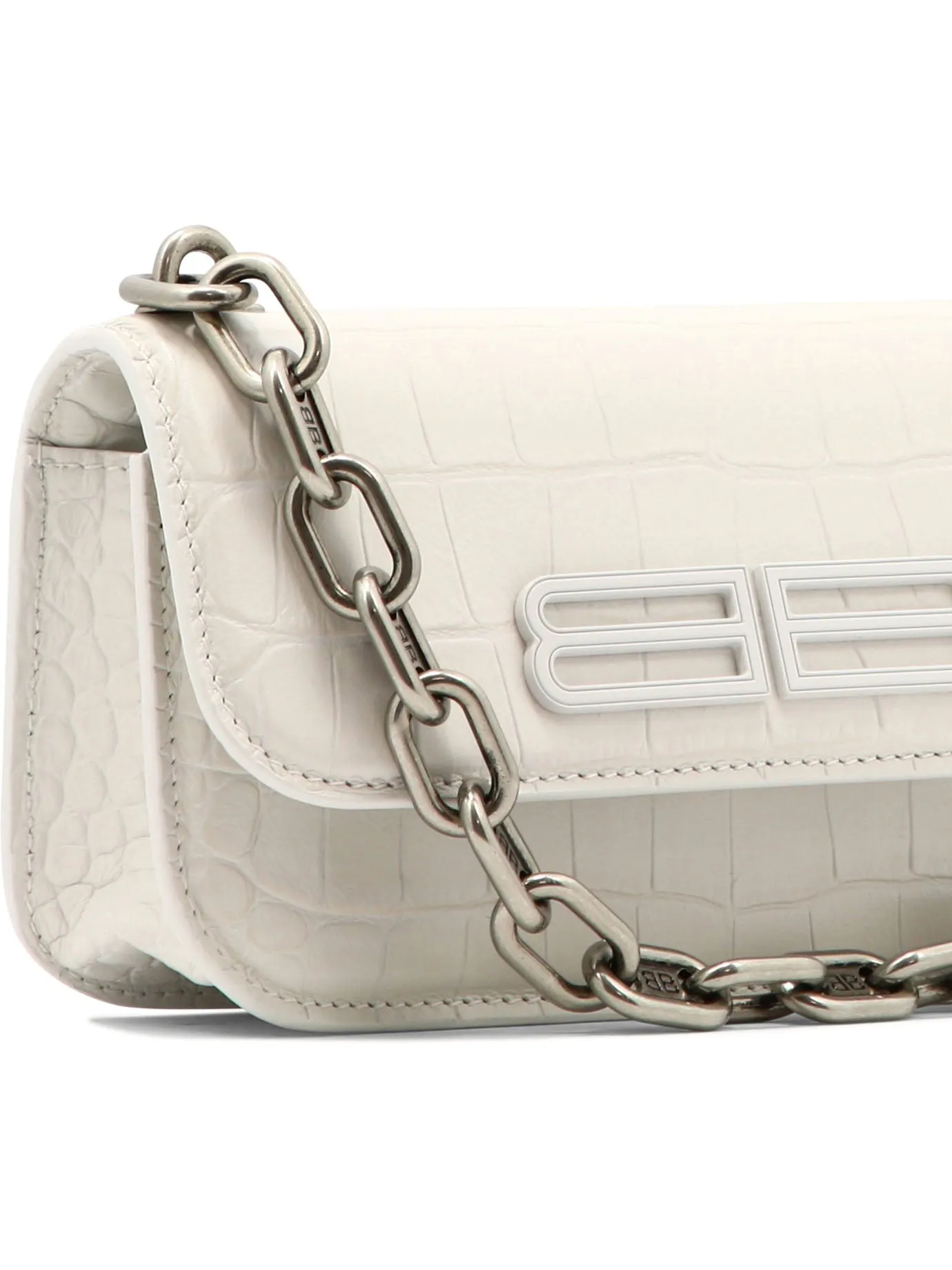 Balenciaga Gossip Embossed Chain Linked Crossbody Bag