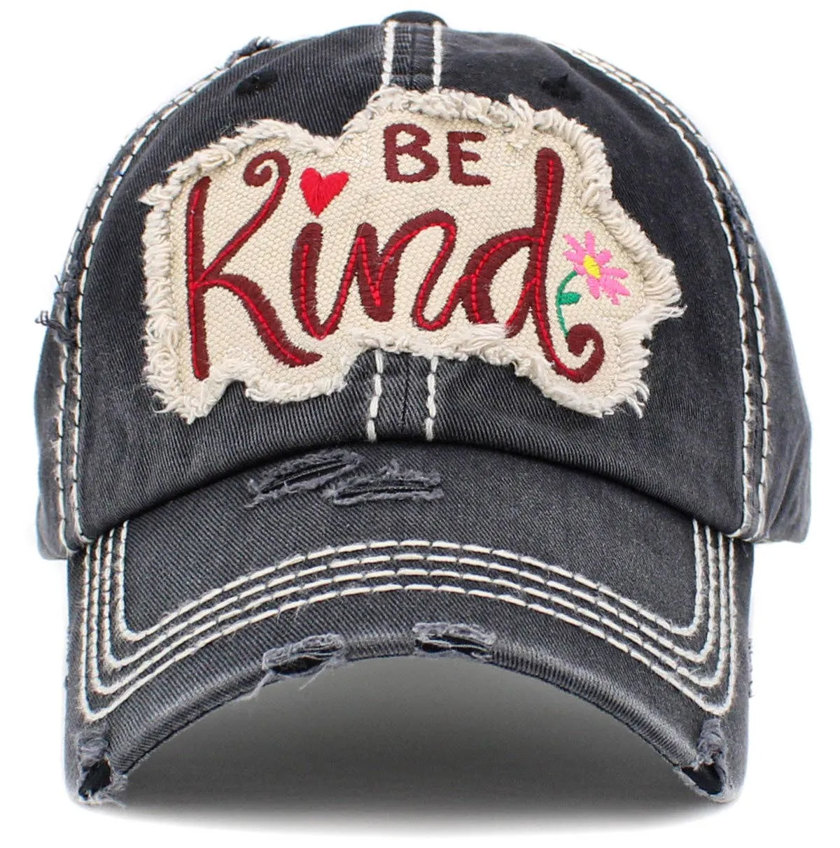 BE Kind Vintage Washed Ball Cap