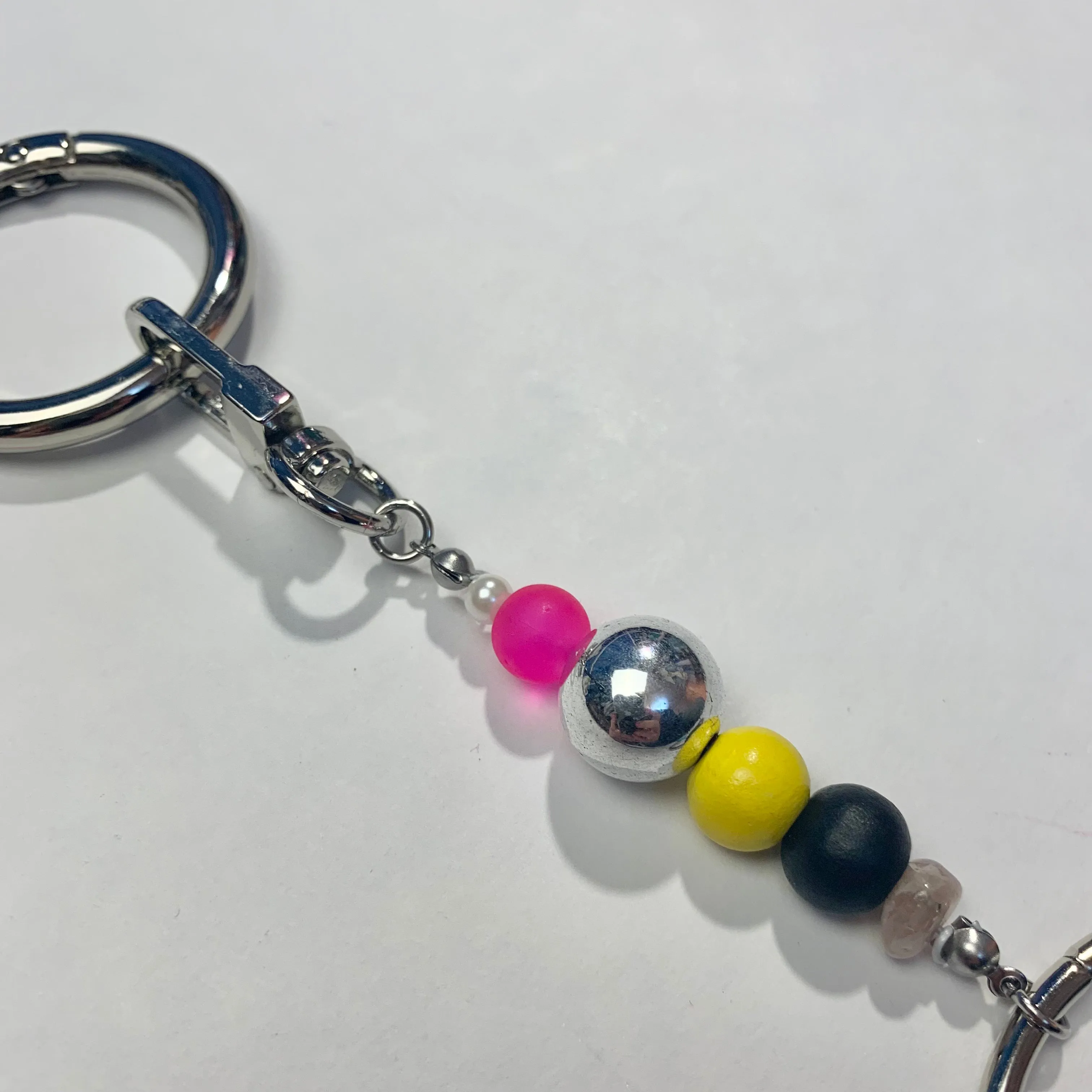 Beaded bebe keychain