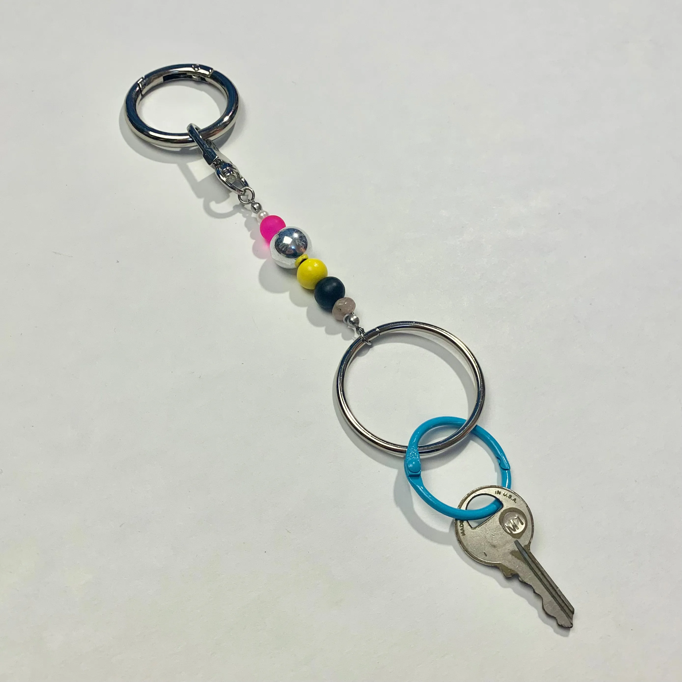 Beaded bebe keychain