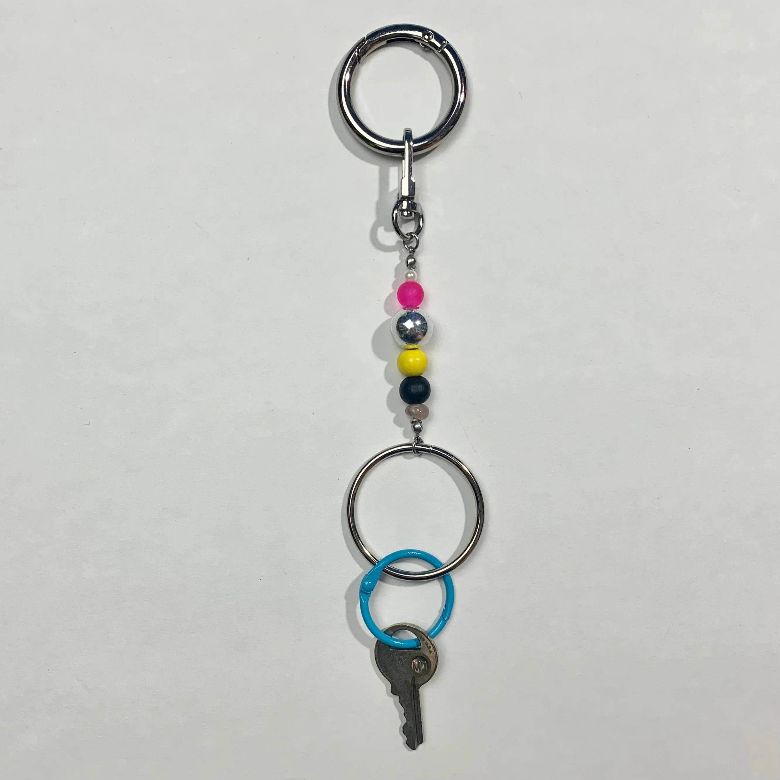 Beaded bebe keychain