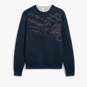 Berluti  |Scritto Embroidered Sweatshirt