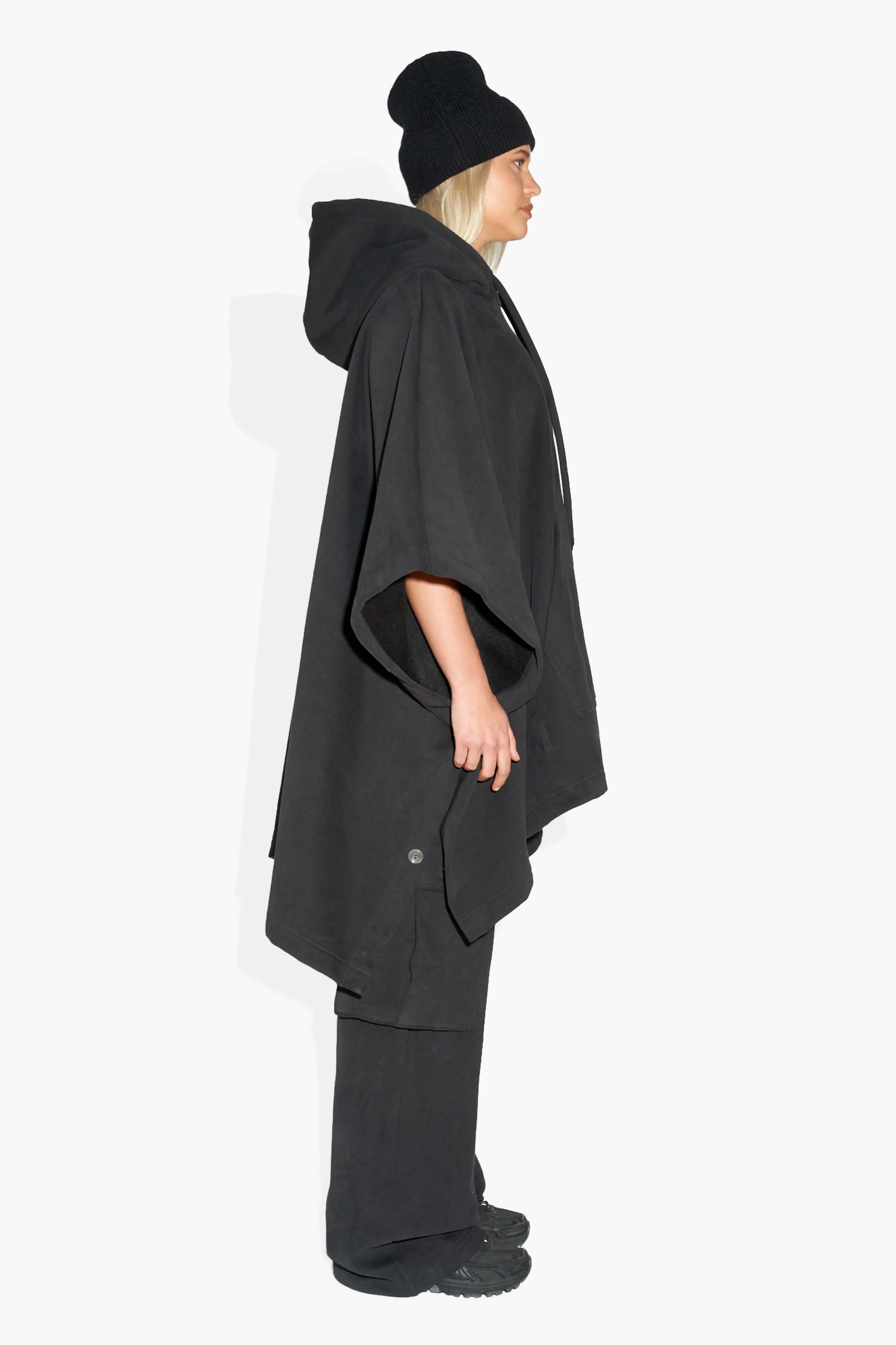 Blanket Hoodie Black W