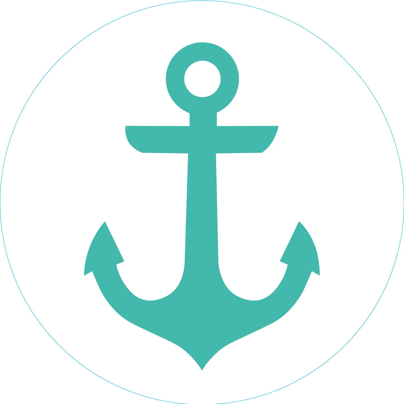 Bogg Bit  - Turquoise Anchor