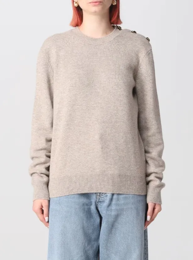 BOTTEGA VENETA  |Casual Style Long Sleeves Elegant Style V-neck & Crew neck