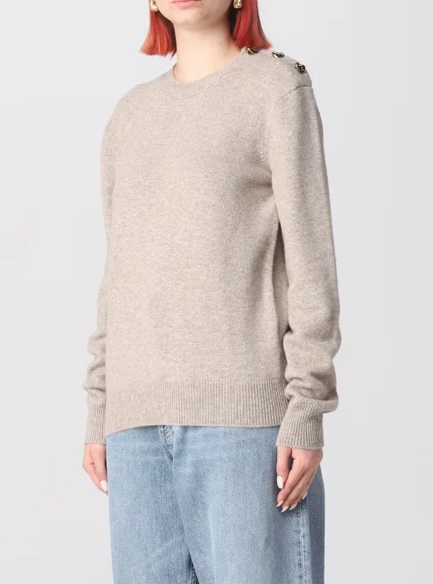 BOTTEGA VENETA  |Casual Style Long Sleeves Elegant Style V-neck & Crew neck