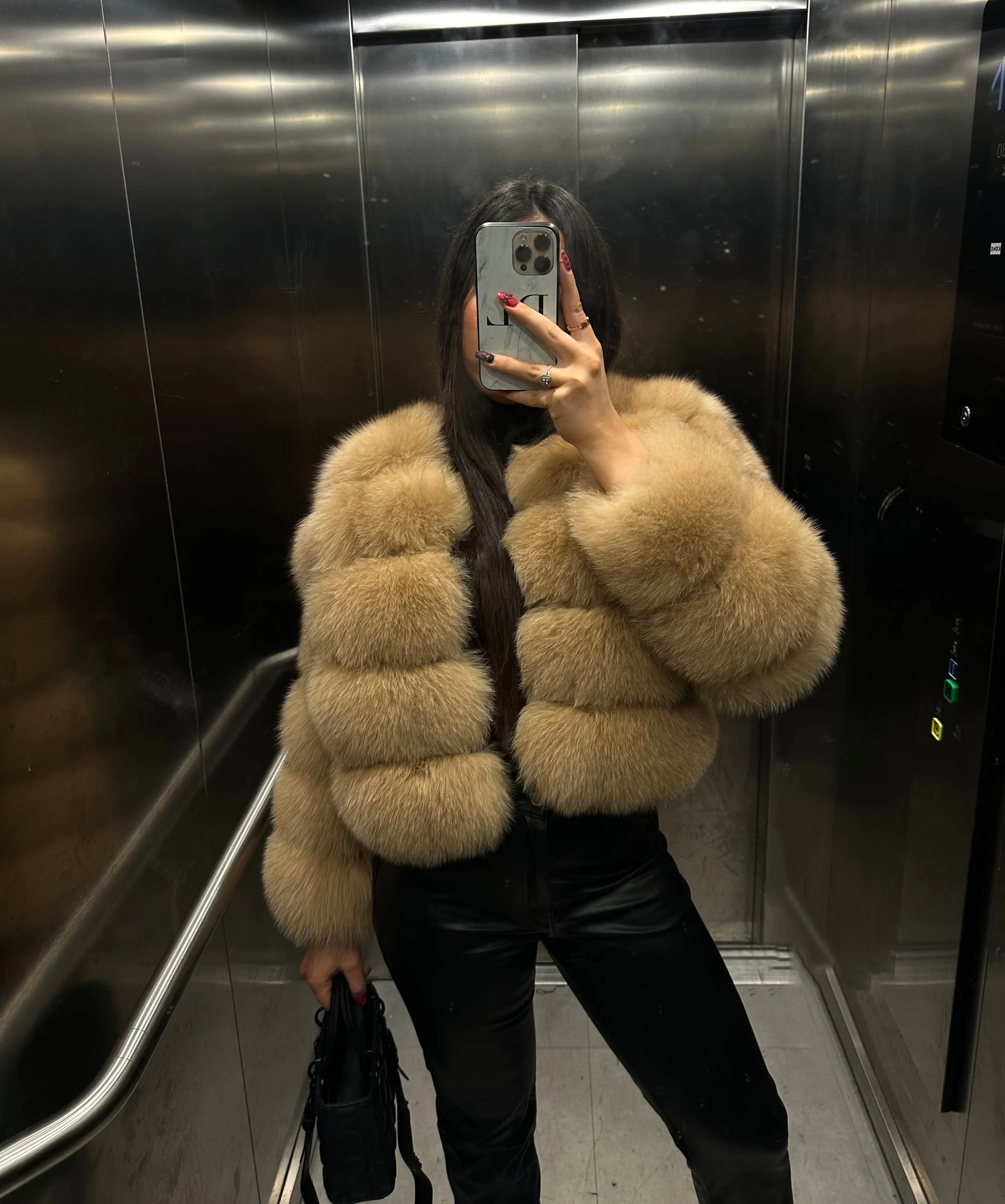 Bubble Cropped Coat