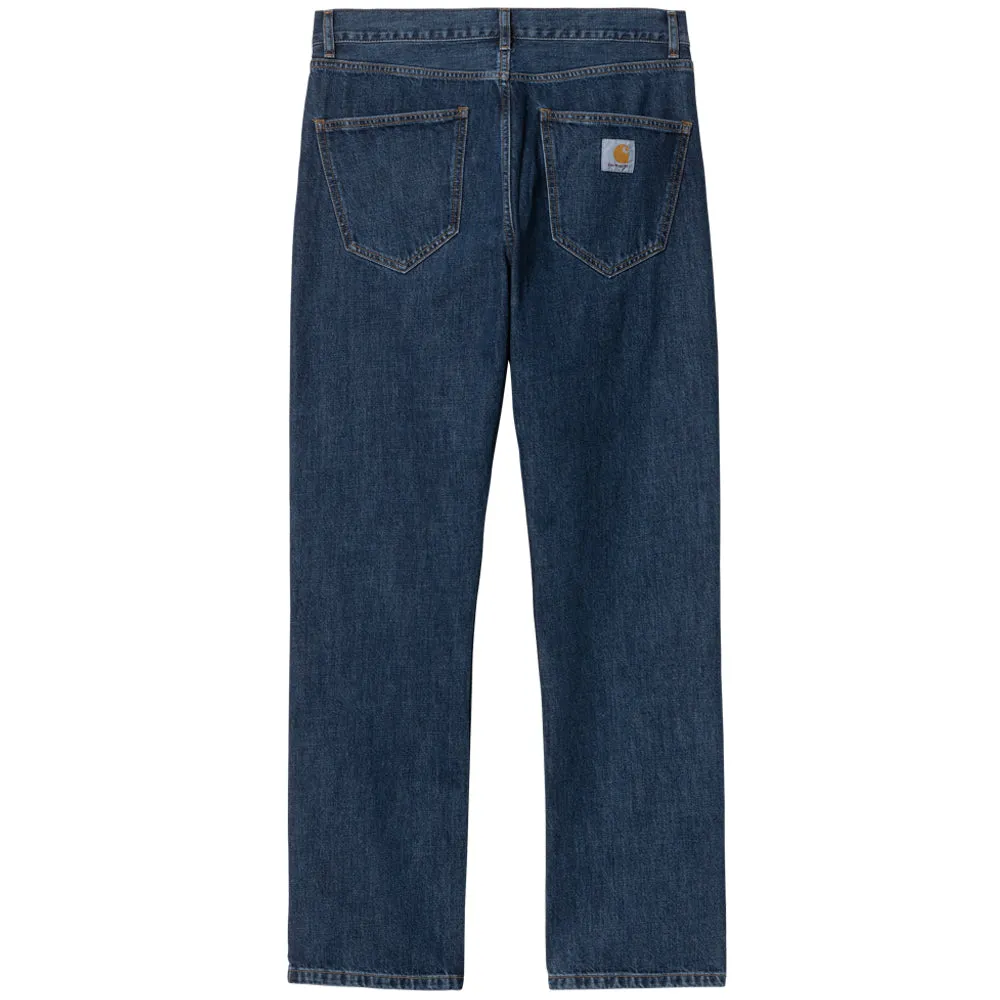 CARHARTT WIP NOLAN PANT // BLUE (HEAVY STONE WASH) L32