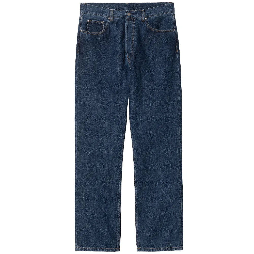 CARHARTT WIP NOLAN PANT // BLUE (HEAVY STONE WASH) L32