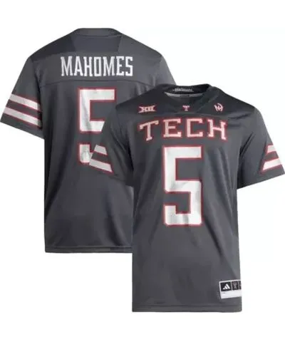 Cutter & Buck Men's Texas Tech Red Raiders NCAA Patrick Mahomes Texas Tech Raiders Alternate Premier Strategy Jersey