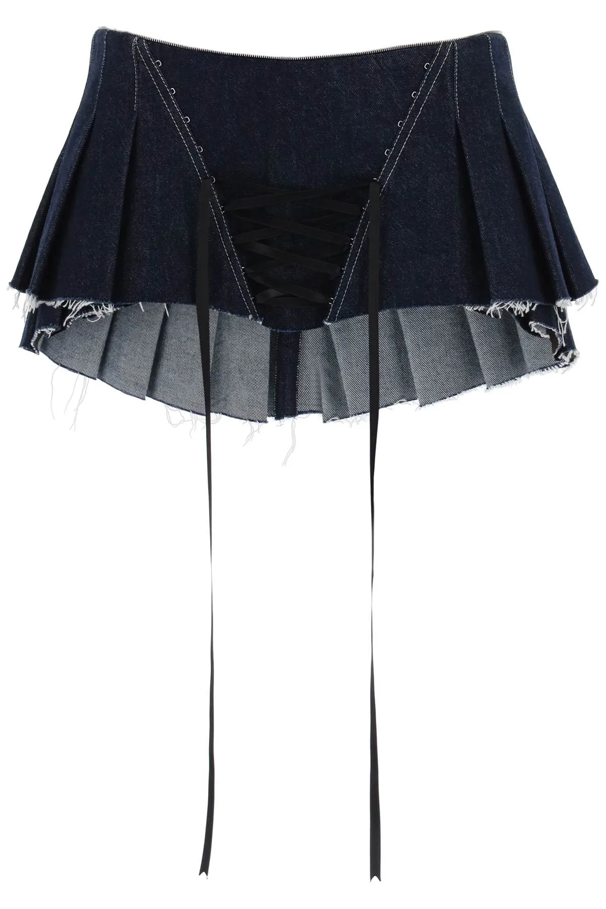 Dilara findikoglu micro pleated skirt with corset