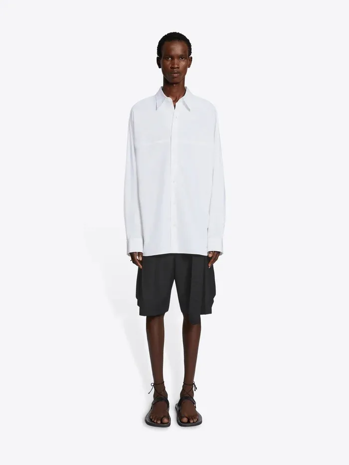 Dries Van Noten  |Blended Fabrics Long Sleeves Plain Designers Shirts