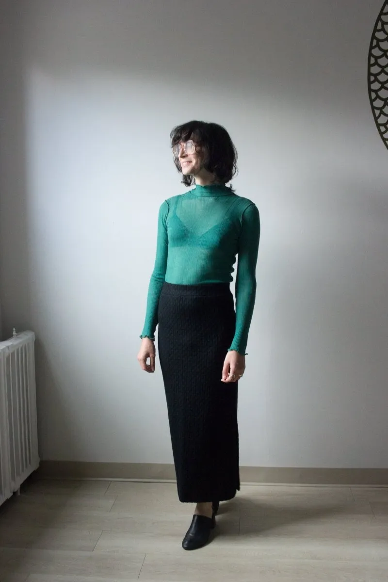 Eliza Faulkner Jane Turtleneck (Jade)