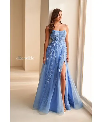 Ellie Wilde EW36222 - Corset Sleeveless Prom Gown