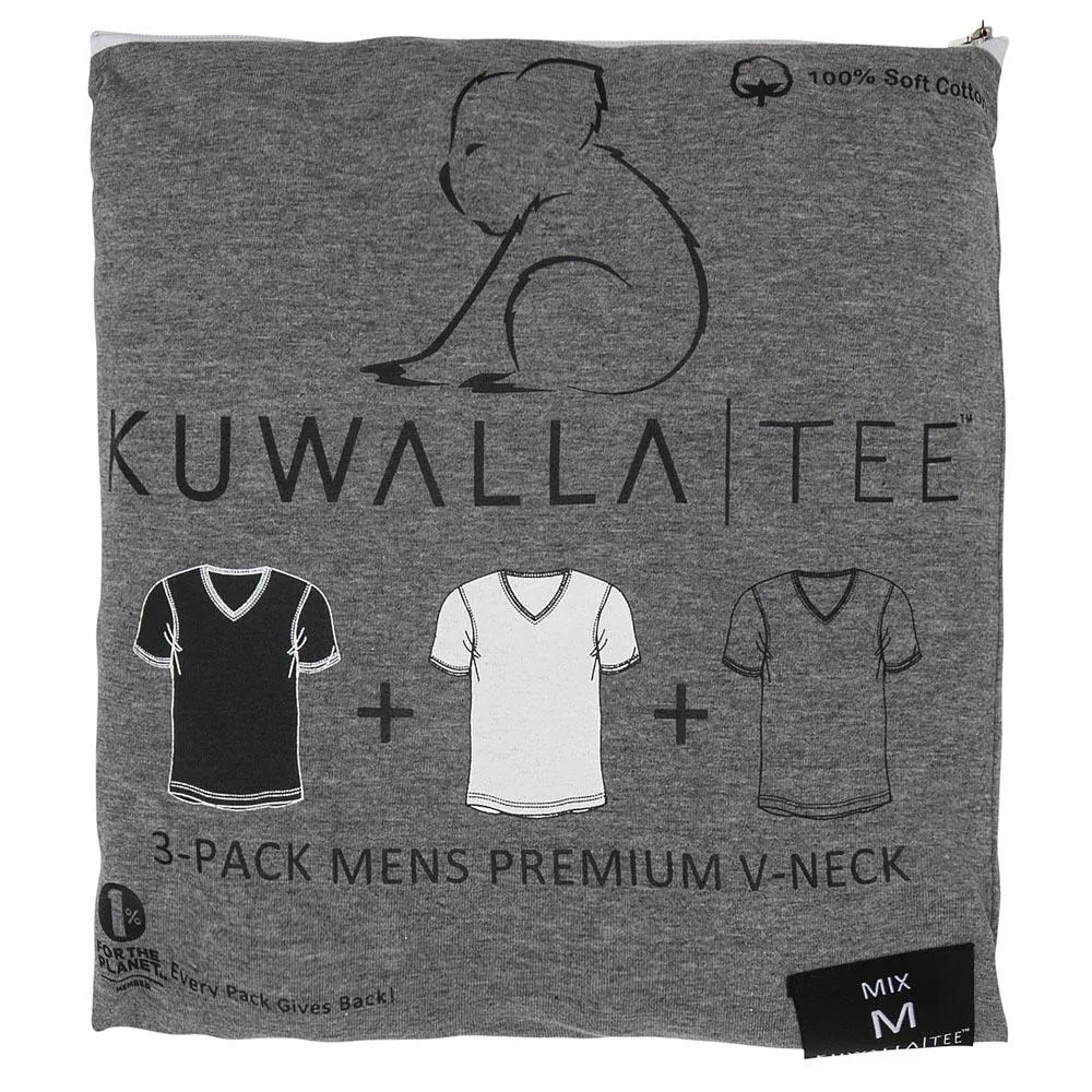 ESSENTIALS V-NECK TEE 3 PACK