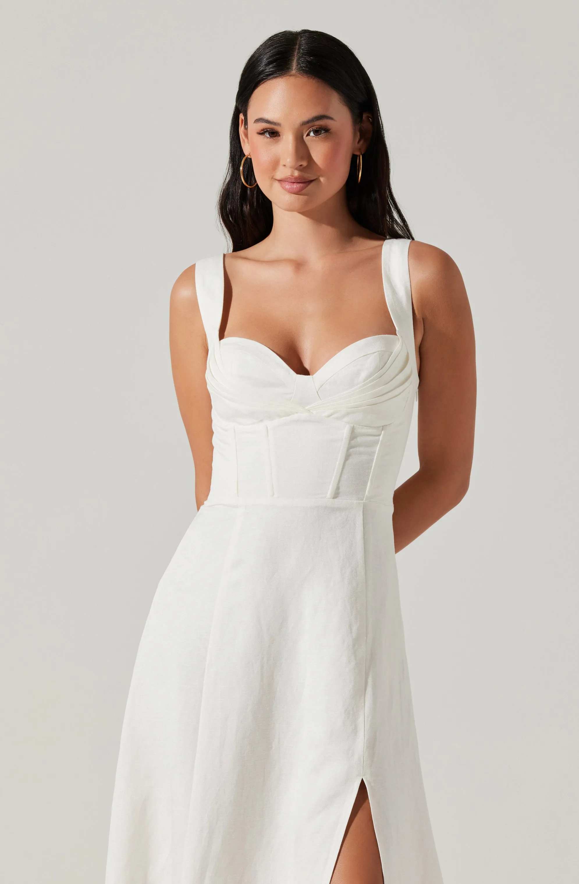 Estella Corset Midi Dress