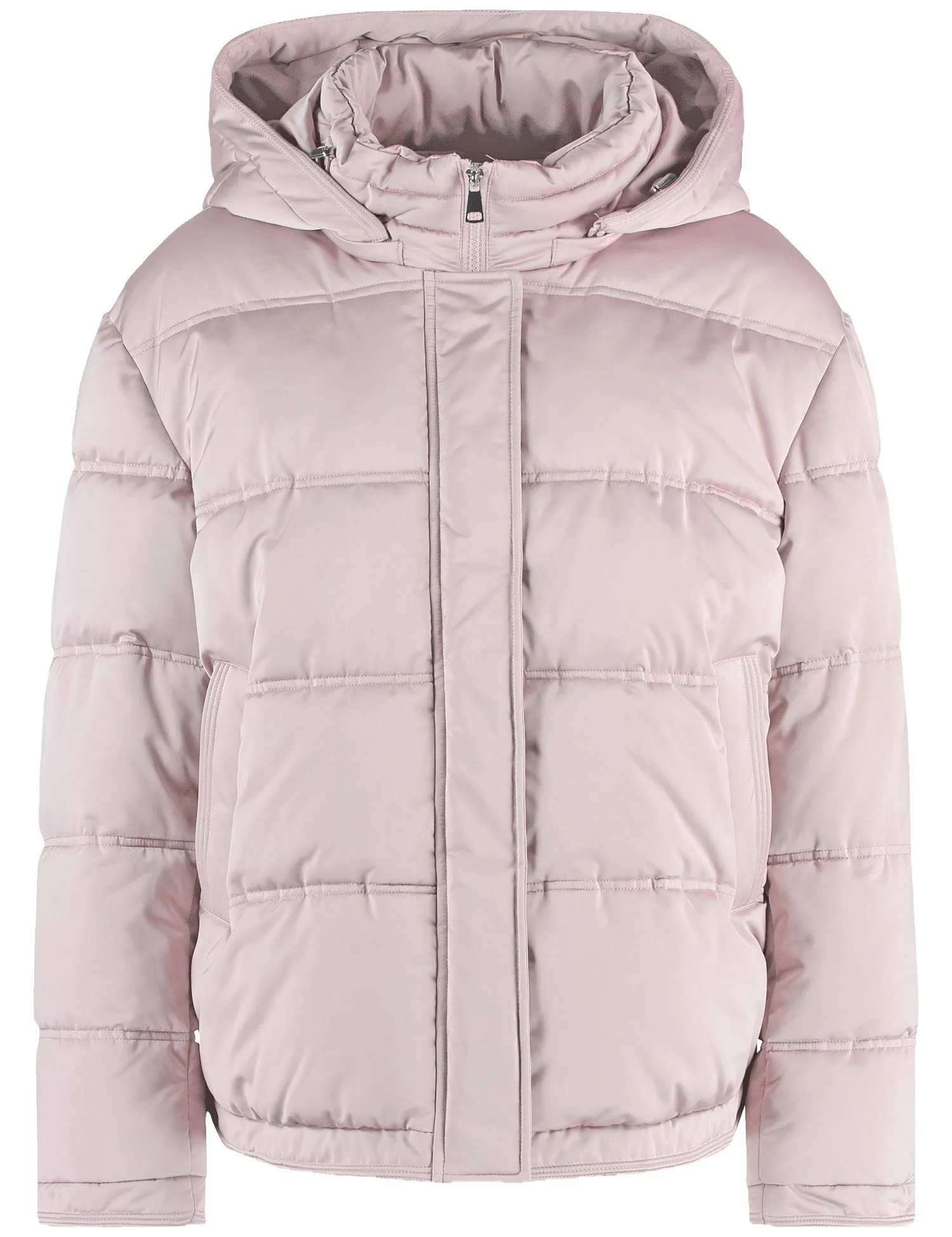 Fashionable outdoor jacket with a detachable hood