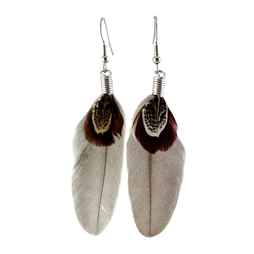 Follow Your Arrow Indigenous Feather Earrings