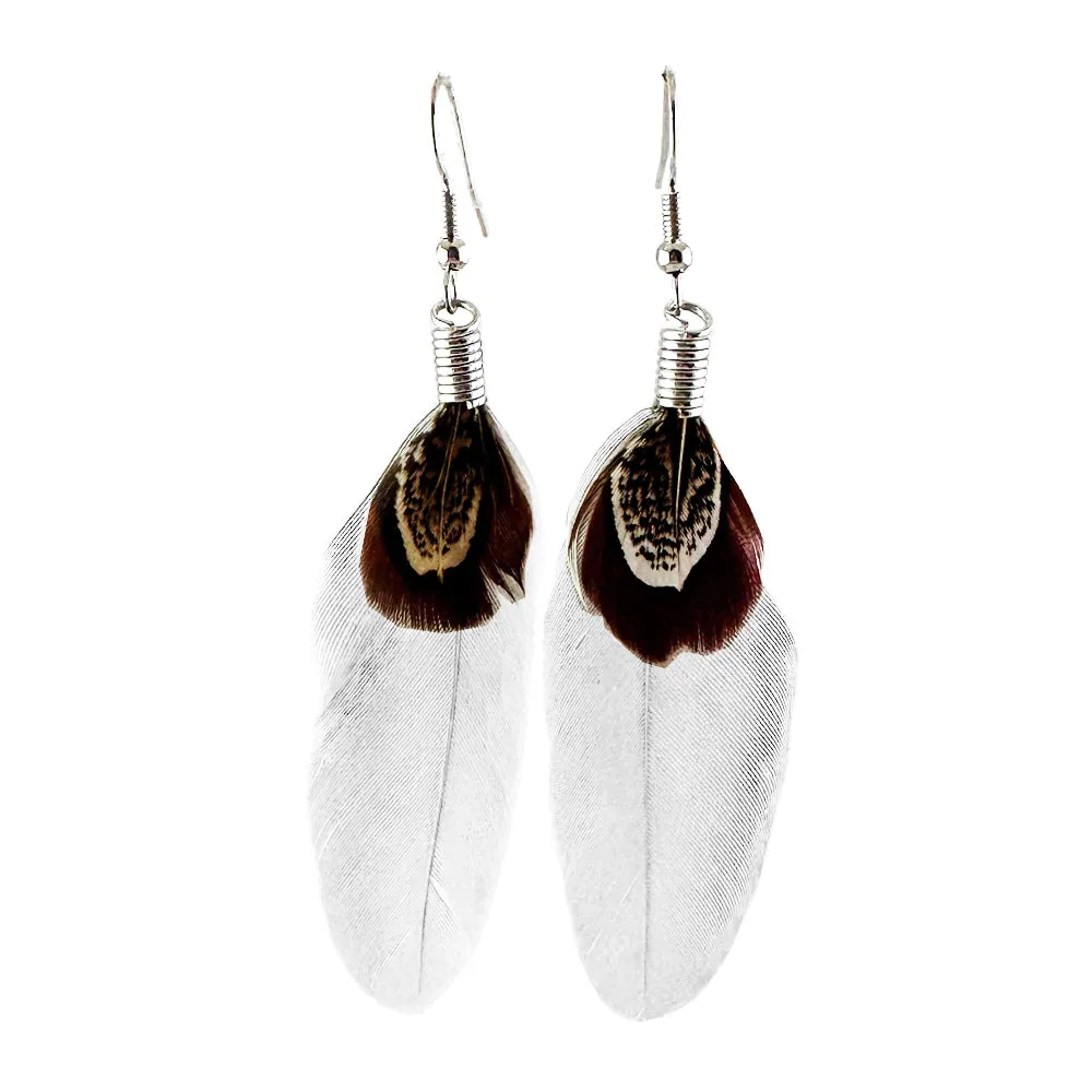 Follow Your Arrow Indigenous Feather Earrings