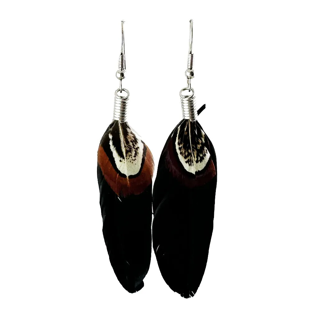 Follow Your Arrow Indigenous Feather Earrings