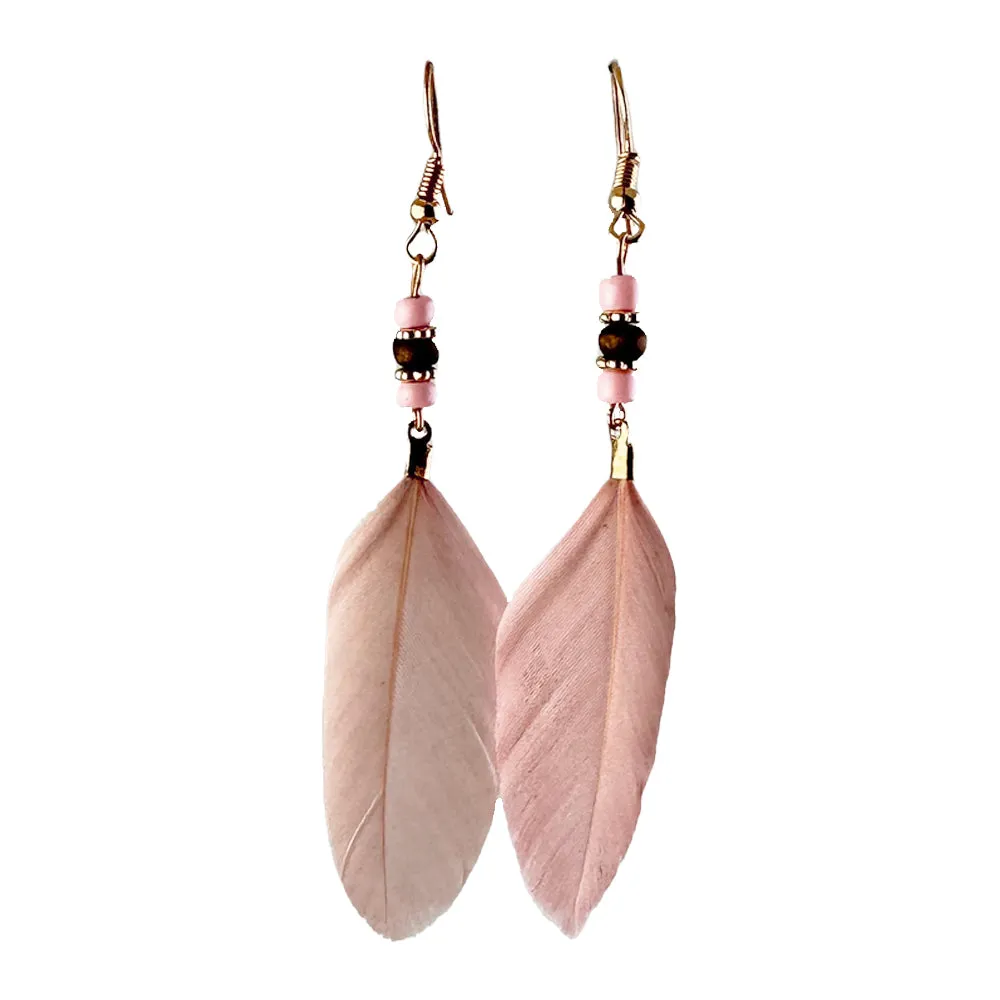 Follow Your Arrow Indigenous Feather Earrings