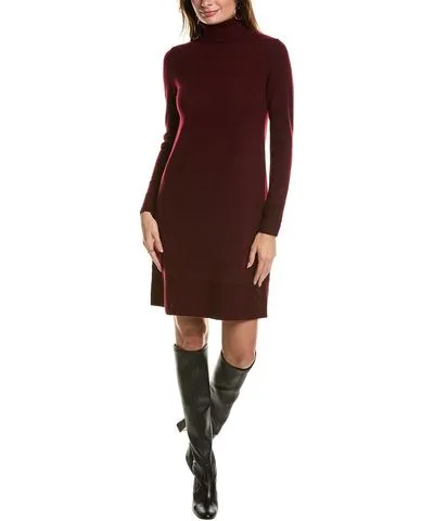 Forte Cashmere Turtleneck Cashmere Sweaterdress