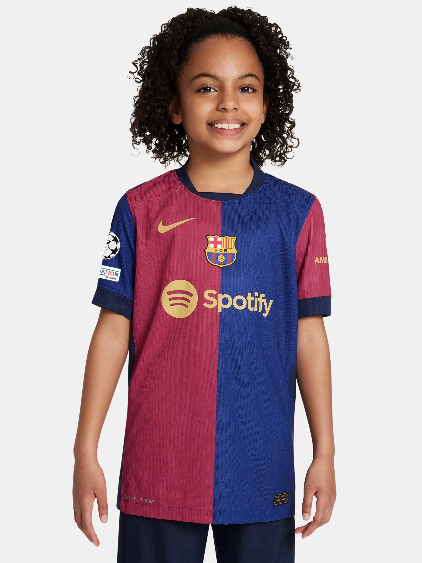 GNDOAN | UCL Junior home jersey 24/25 FC Barcelona - Dri-Fit ADV