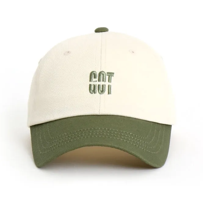 GOT Embroidery Contrast Baseball Caps Color-blocked Hats Unique Novelty Unisex Mens Womens Adjustable Korean Kpop Style Street F