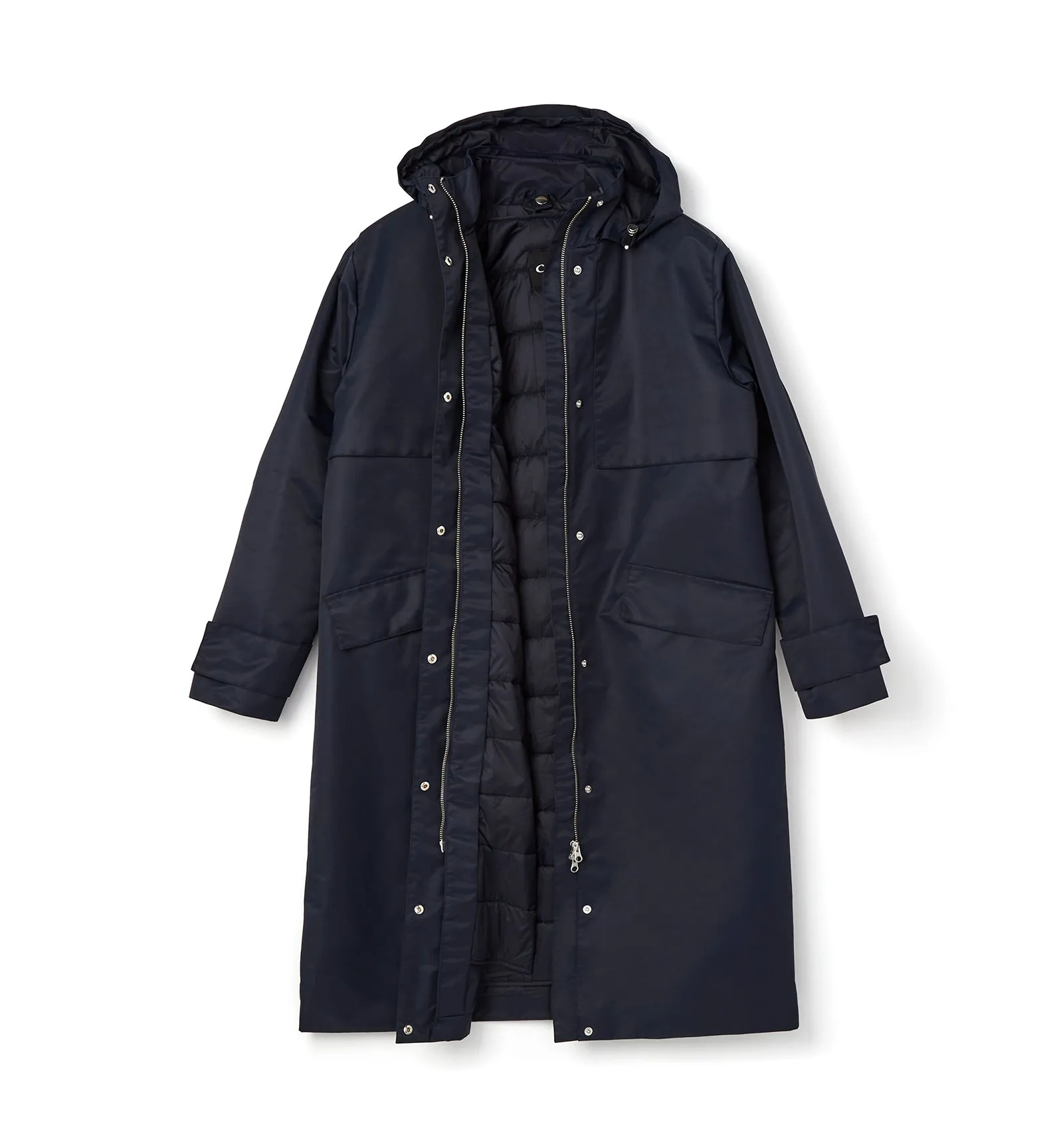 GRADY HOODED 2IN1 TRENCH COAT