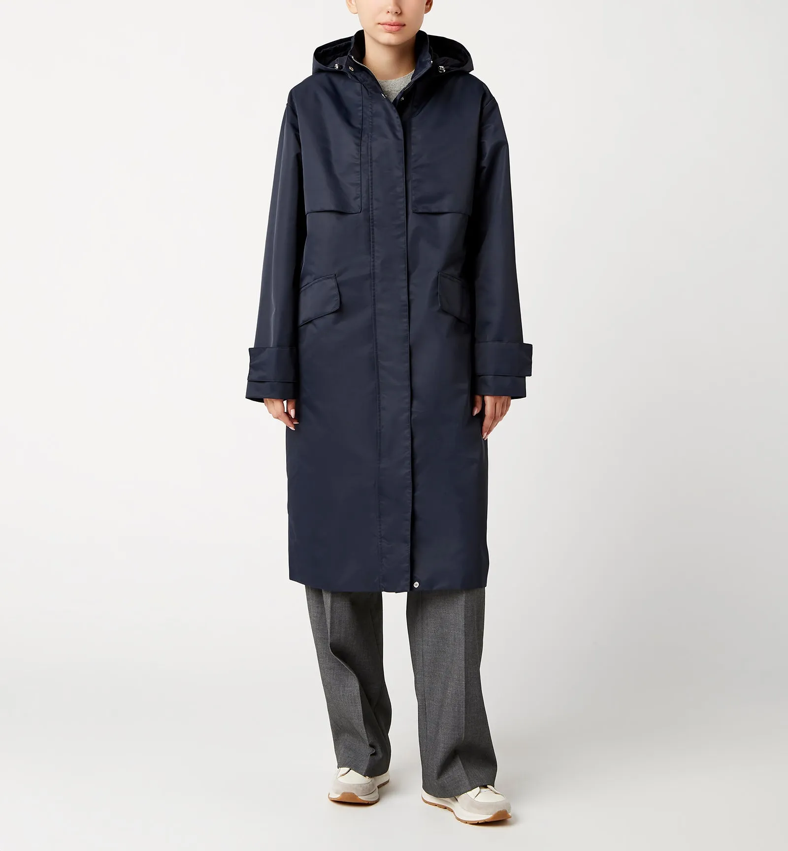 GRADY HOODED 2IN1 TRENCH COAT