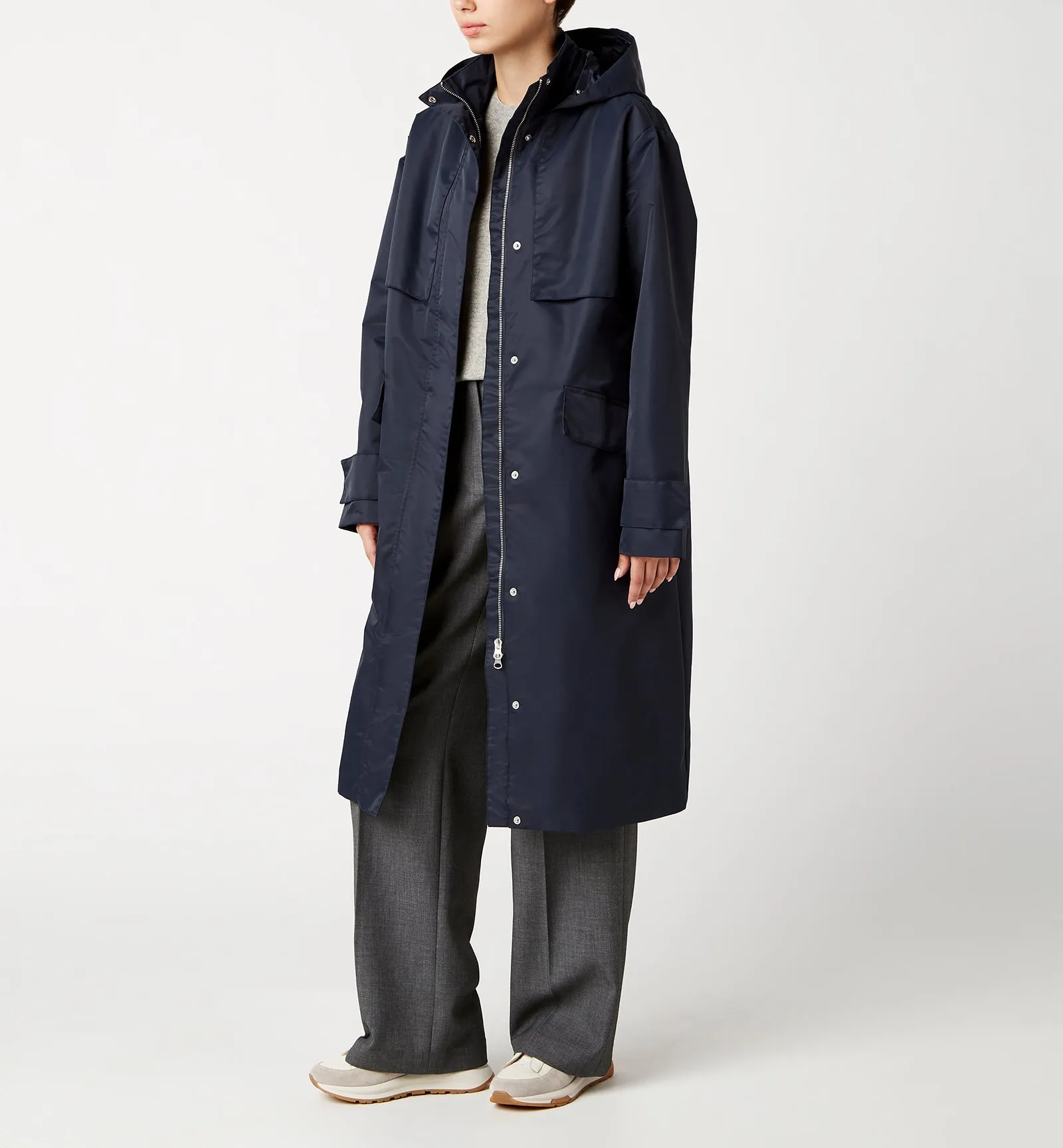 GRADY HOODED 2IN1 TRENCH COAT