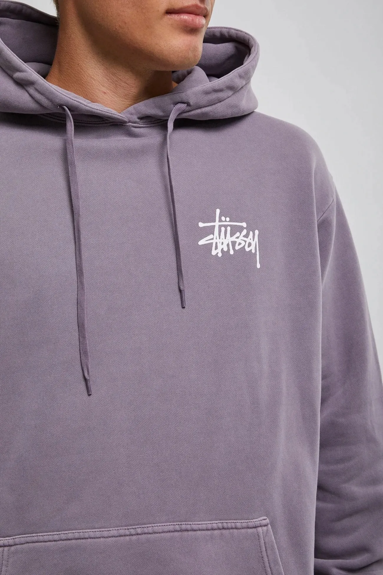 Graffiti LBC Fleece Hood Mauve