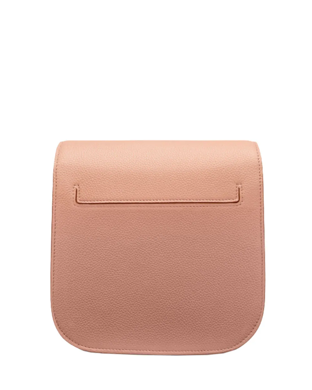 Grain Leather Tara Mini Crossbody in Rose Clay