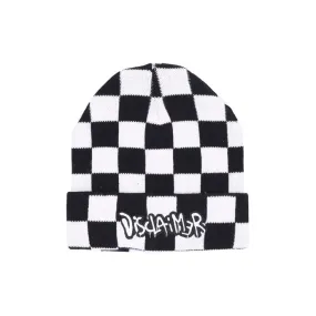 HAT WITH LAPEL WITH CHESS Unisex Black White 