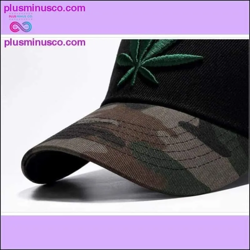 Hemp Leaves Baseball Cap Camouflage Cap Green Hat