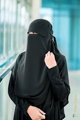 Hoodie Niqab Black