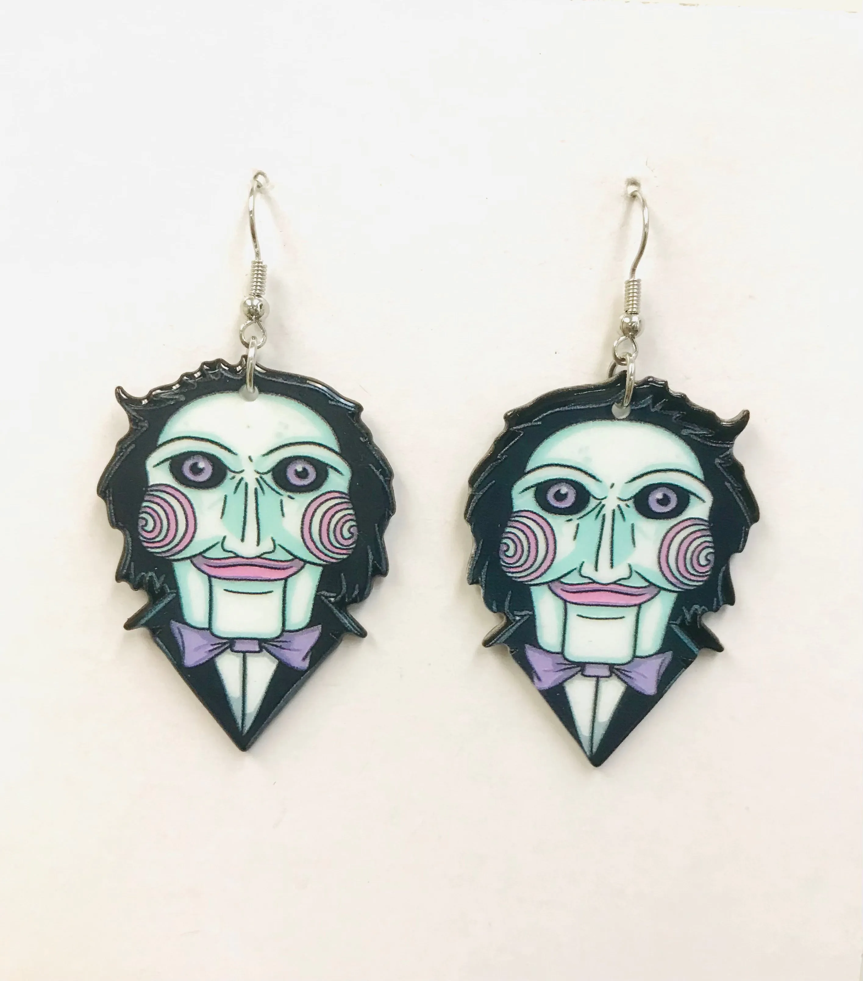 Horrid Movie Devil Icon Acrylic Earrings wholesale